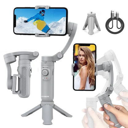 Foldable 3-axis Gimbal Stabilizer iPhone And Android