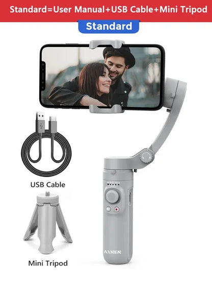 Foldable 3-axis Gimbal Stabilizer iPhone And Android